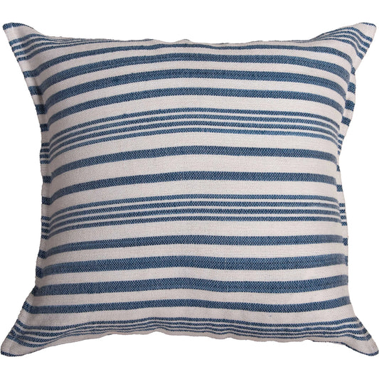 Edmunds Indoor/Outdoor Pillow by HedgeApple Essentials in medium blue, blue. Made from polyester pet in a unique style.