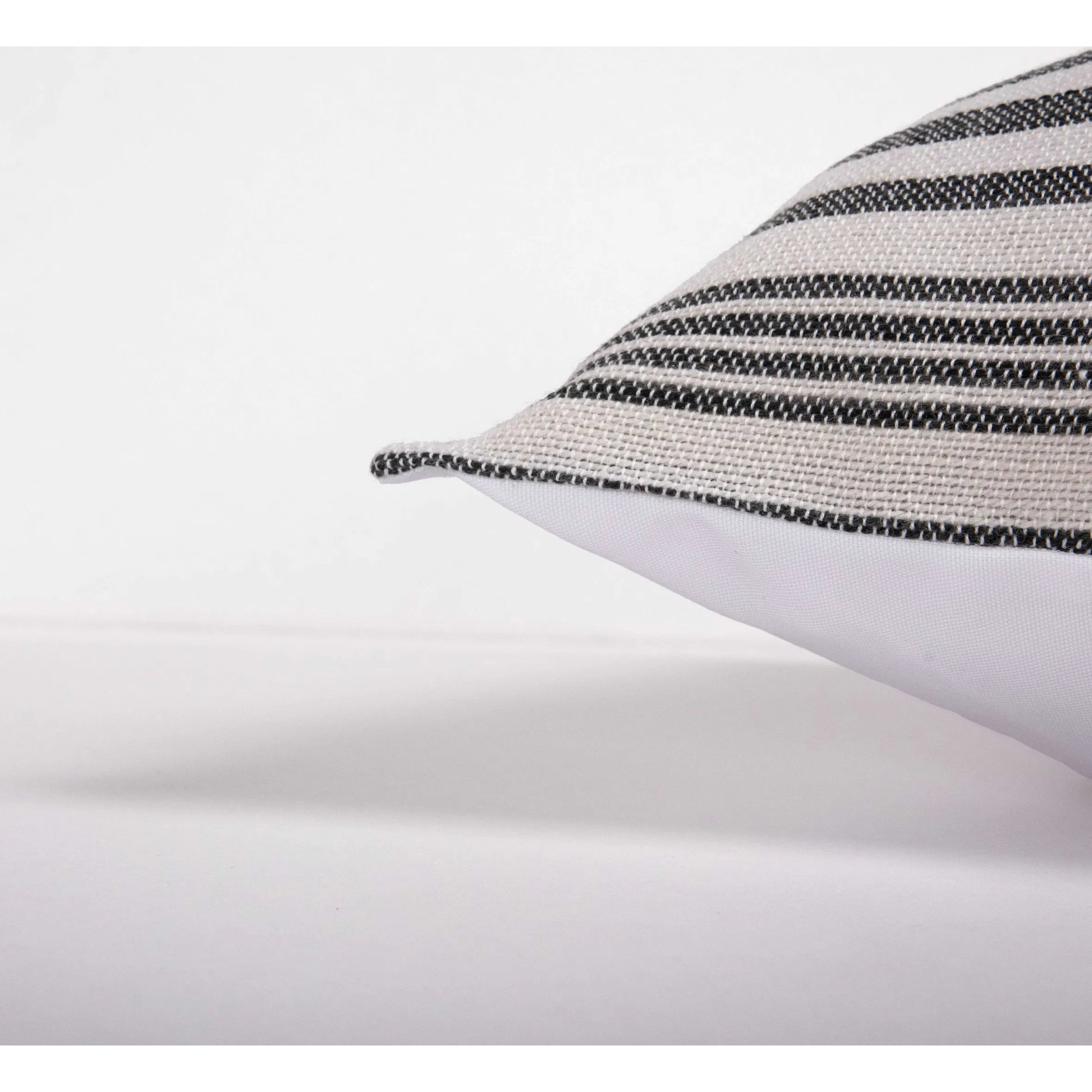 Lamont Indoor/Outdoor Pillow by HedgeApple Essentials in dark grey, grey. Made from polyester pet in a eclectic & global style.