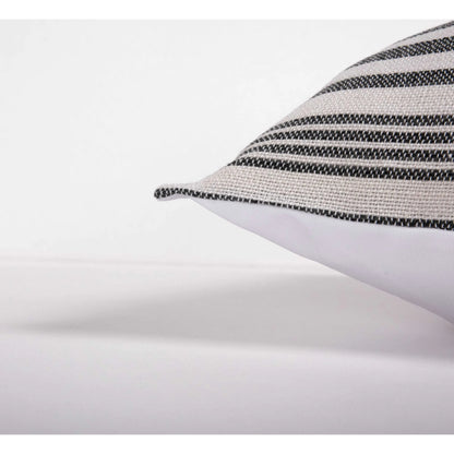 Lamont Indoor/Outdoor Pillow by HedgeApple Essentials in dark grey, grey. Made from polyester pet in a eclectic & global style.