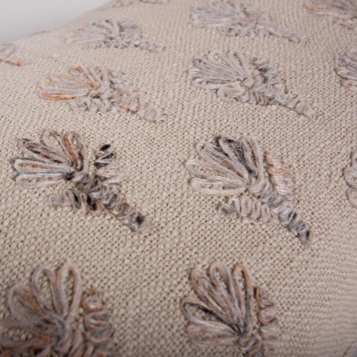 002 SI-2145230,SI-2145231 | Closeup | Cuming Indoor/Outdoor Pillow by HedgeApple Essentials in natural, adobe. Made from polyester pet, polyester in a modern style.