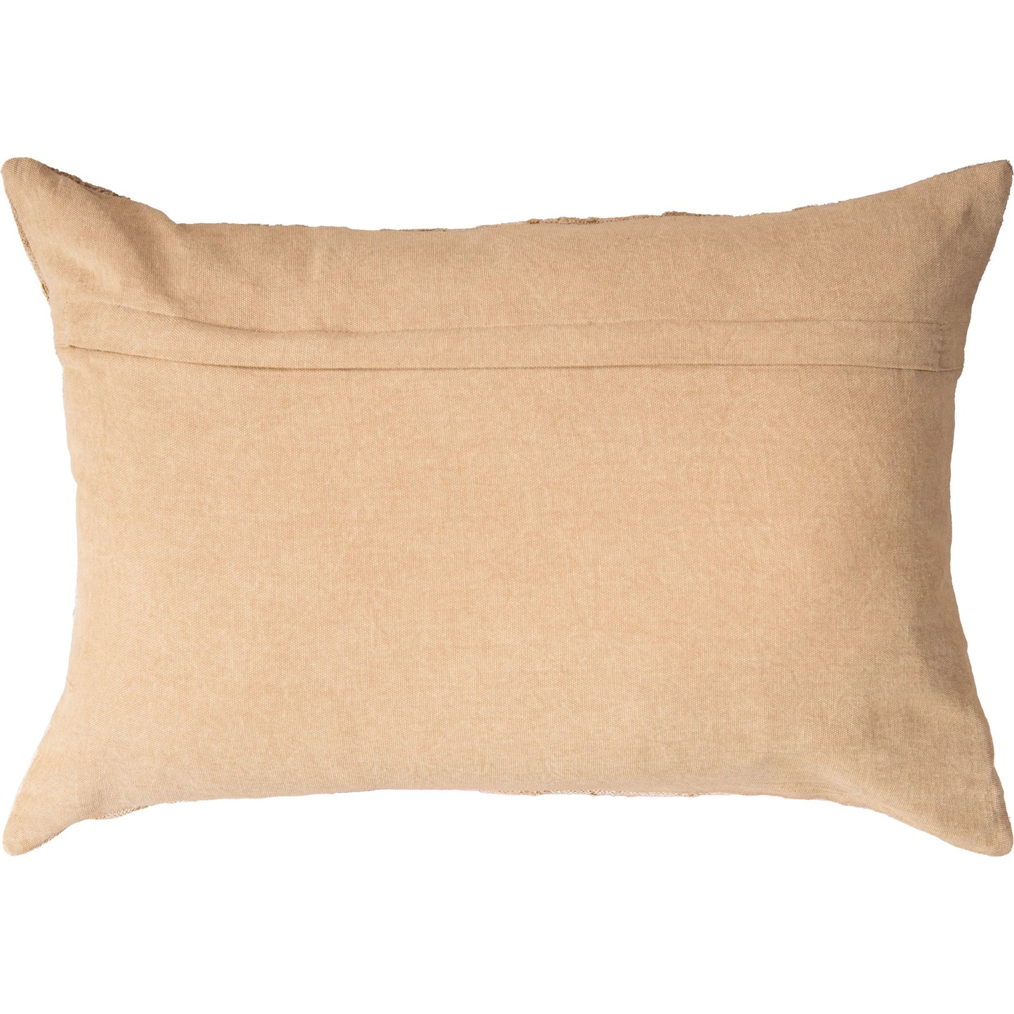 008 SI-2295745,SI-2295938 | Closeup | Illinois Pillow by HedgeApple Essentials in tan. Made from polyester, cotton viscose chenille in a eclectic & global style.