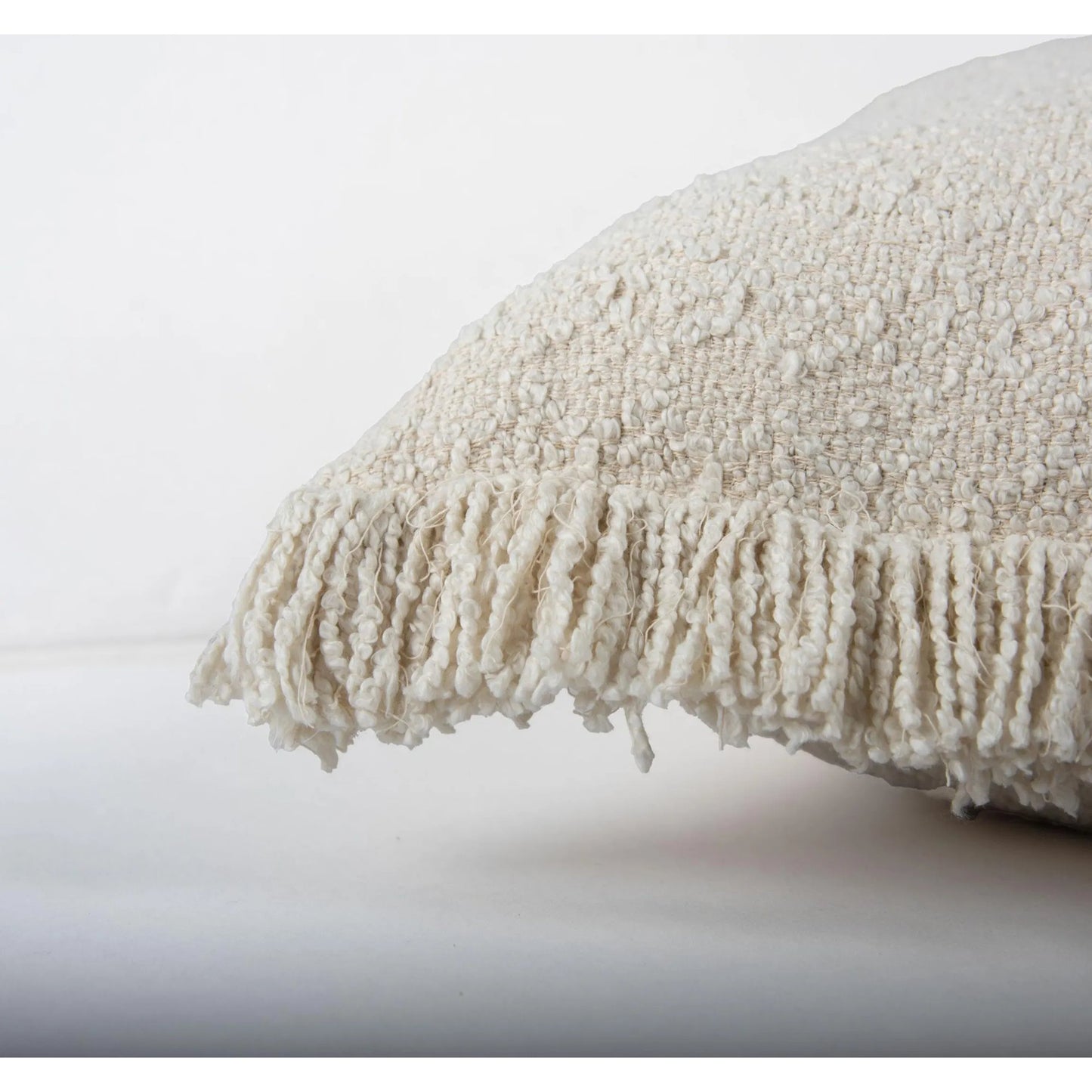 007 SI-2295746,SI-2295939 | Closeup | Harmon Pillow by HedgeApple Essentials in natural. Made from cotton in a transitional style.