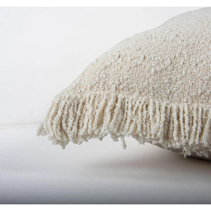 Harmon Pillow by HedgeApple Essentials in neutral, cream. Made from cotton in a transitional style.