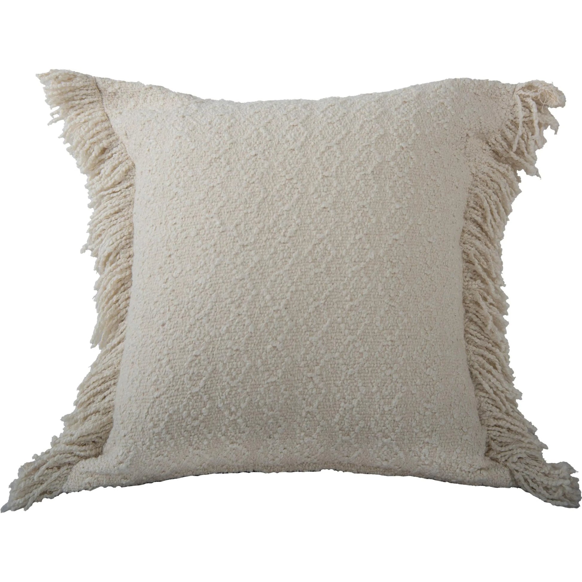 Harmon Pillow by HedgeApple Essentials in neutral, cream. Made from cotton in a transitional style.