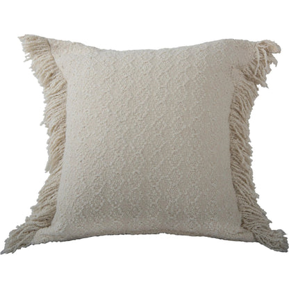 Harmon Pillow by HedgeApple Essentials in neutral, cream. Made from cotton in a transitional style.