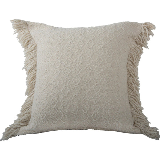 Harmon Pillow by HedgeApple Essentials in neutral, cream. Made from cotton in a unique style.