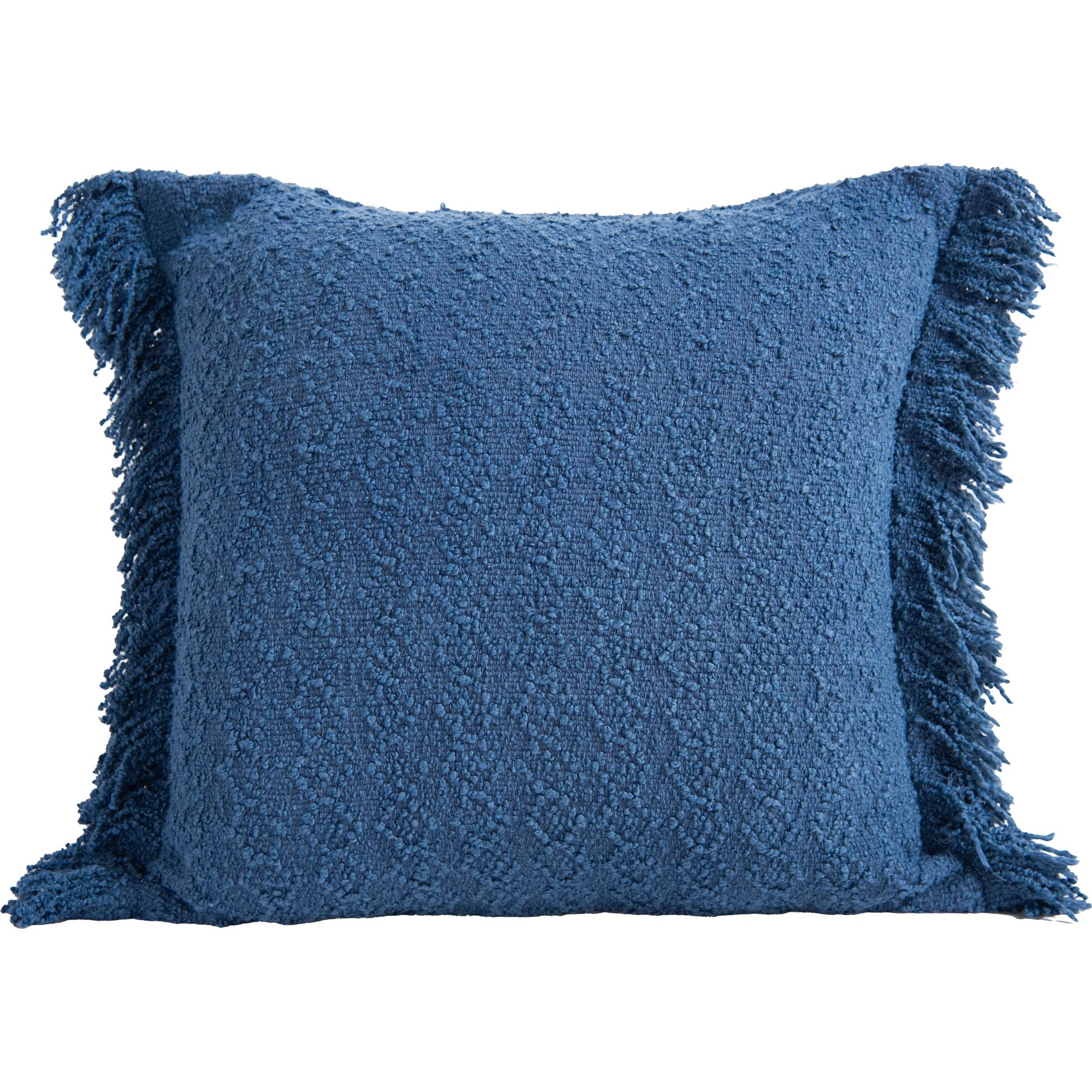 Hudson Indoor/Outdoor Pillow by HedgeApple Essentials in deep dark blue. Made from cotton in a eclectic & global style.