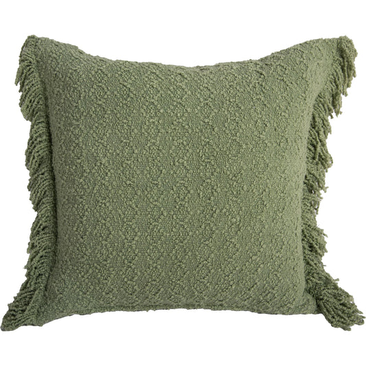 Sutton Pillow by HedgeApple Essentials in dusty green. Made from cotton in a unique style.