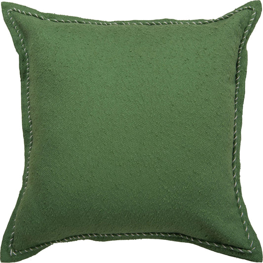 Wilmington Pillow by HedgeApple Essentials in green. Made from cotton in a unique style.