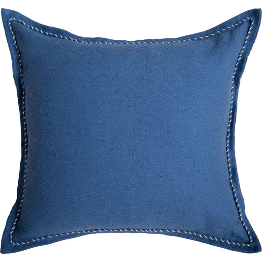 Jasper Pillow by HedgeApple Essentials in deep dark blue. Made from cotton in a unique style.