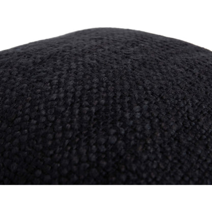 Lares Pillow by HedgeApple Essentials in black. Made from polyester, cotton in a transitional style.
