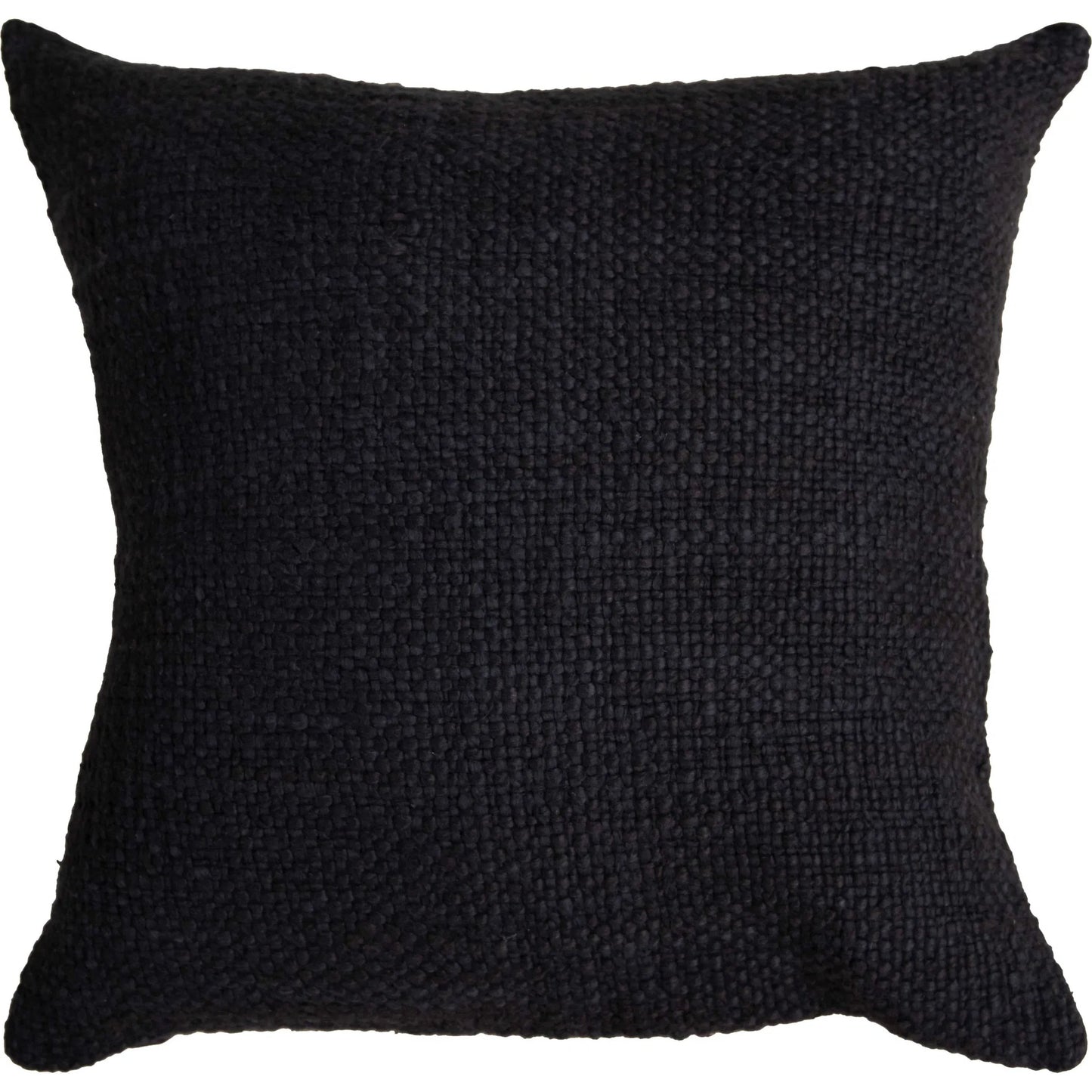 001 SI-2438439 | Primary Silo | Lares Pillow by HedgeApple Essentials in black. Made from polyester, cotton in a transitional style.
