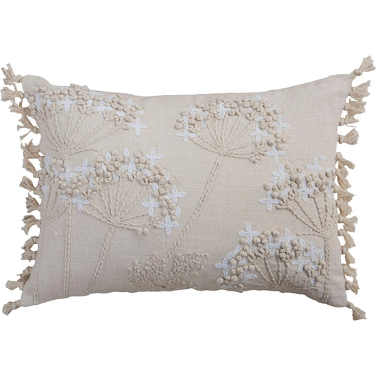 Wildhorse Pillow by HedgeApple Essentials in neutral. Made from polyester, cotton slub in a unique style.