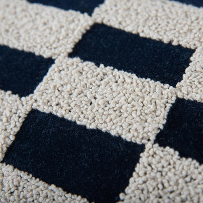 Meriwether Pillow by HedgeApple Essentials in navy. Made from polyester, cotton velvet in a transitional style.