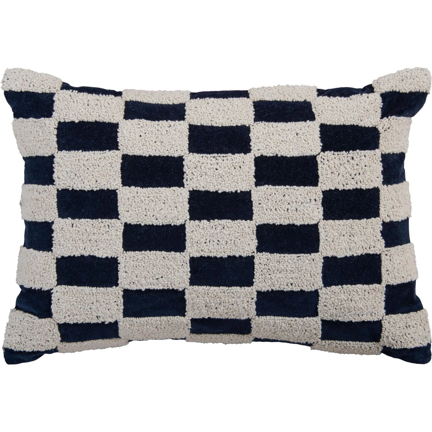 000 SI-2438841,SI-2438842,SI-2438843 | Primary Silo | Meriwether Pillow by HedgeApple Essentials in navy. Made from polyester, cotton velvet in a transitional style.