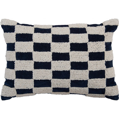 Meriwether Pillow by HedgeApple Essentials in navy. Made from polyester, cotton velvet in a transitional style.