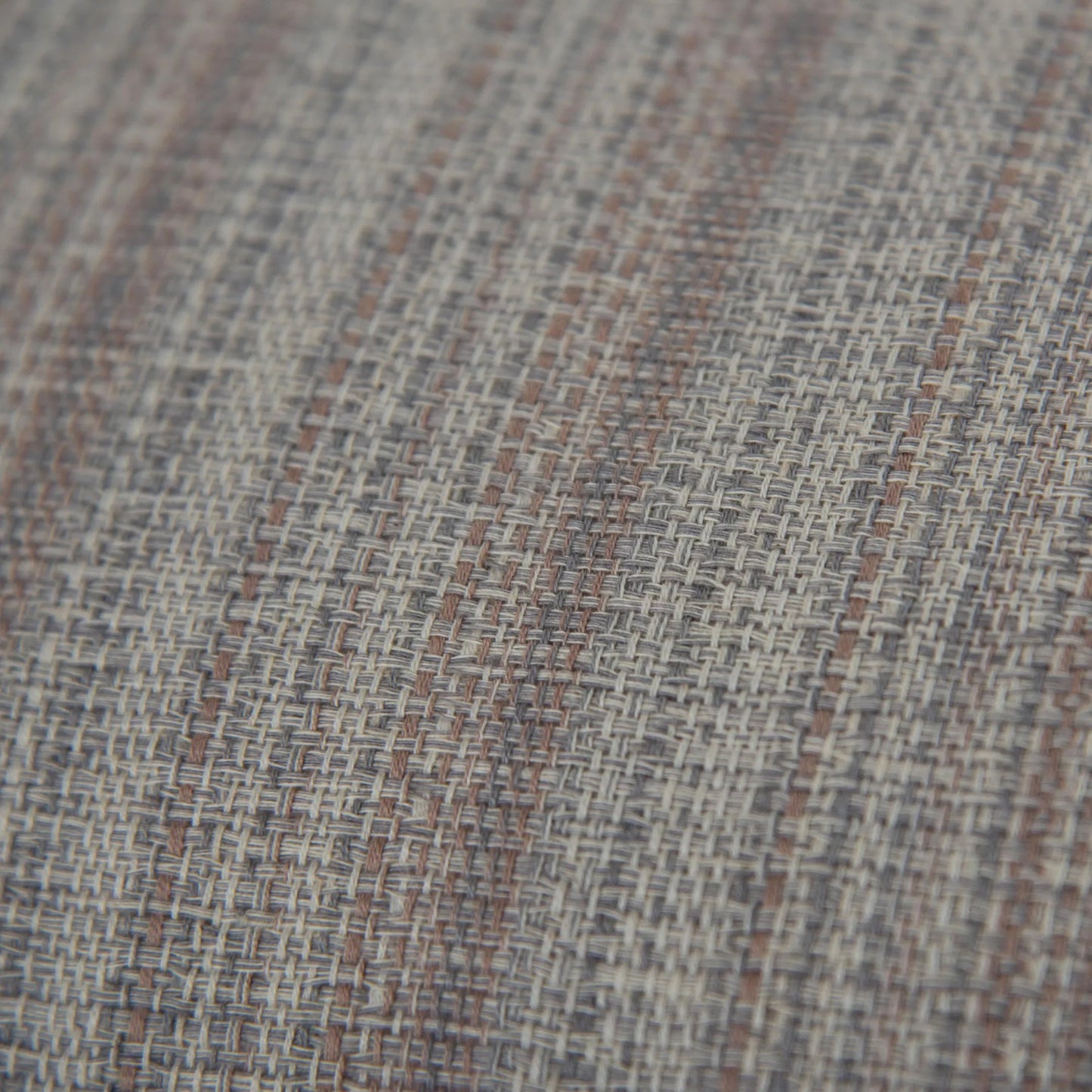 002 SI-2295967 | Closeup | Moniteau Pillow by HedgeApple Essentials in natural, grey. Made from yarn dyed cotton in a eclectic & global style.