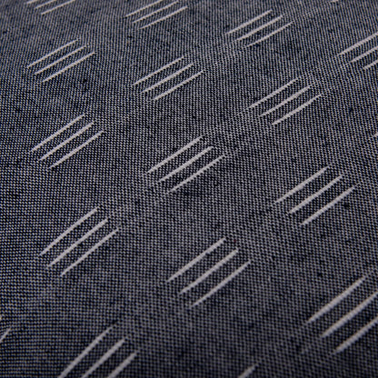 Muskegon Pillow by HedgeApple Essentials in blue, white. Made from cotton, polyester in a eclectic & global style.