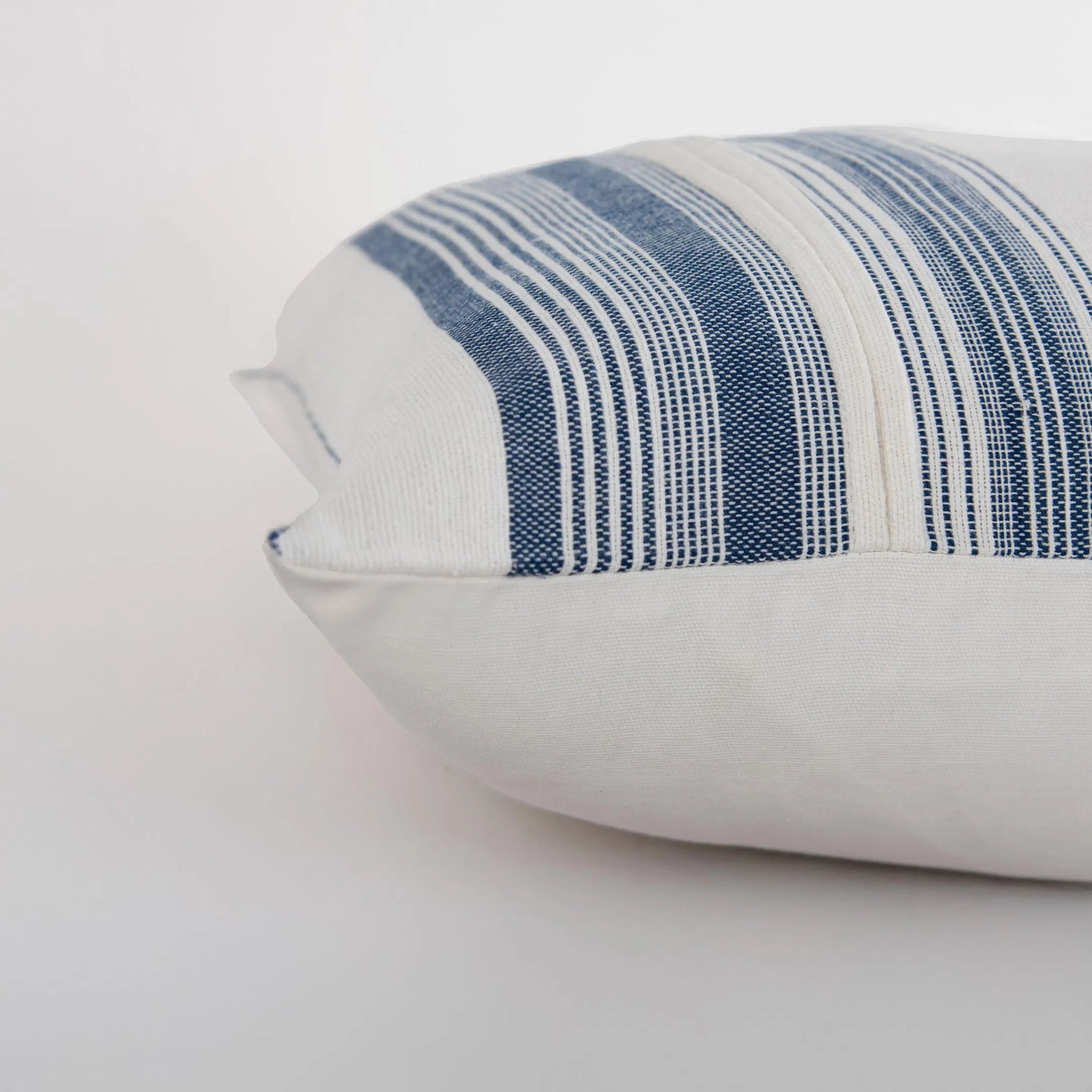 Yell Pillow by HedgeApple Essentials in blue, navy, white. Made from cotton, polyester in a transitional style.