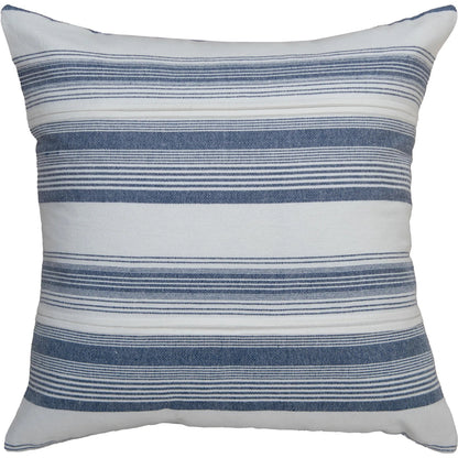 Yell Pillow by HedgeApple Essentials in white, blue. Made from cotton, polyester in a transitional style.