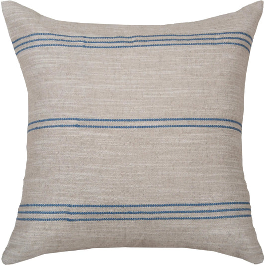 Holt Pillow by HedgeApple Essentials in natural, light blue. Made from unique in a unique style.