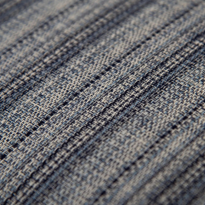 Kittitas Pillow by HedgeApple Essentials in navy, blue. Made from yarn dyed cotton in a eclectic & global style.