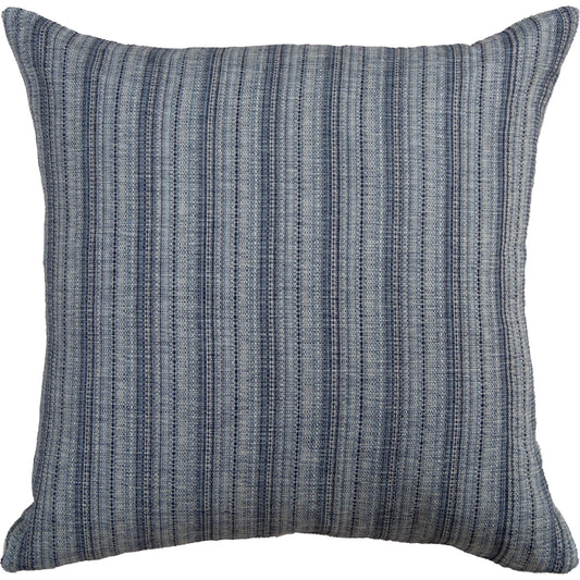 Kittitas Pillow by HedgeApple Essentials in navy, blue. Made from yarn dyed cotton in a unique style.