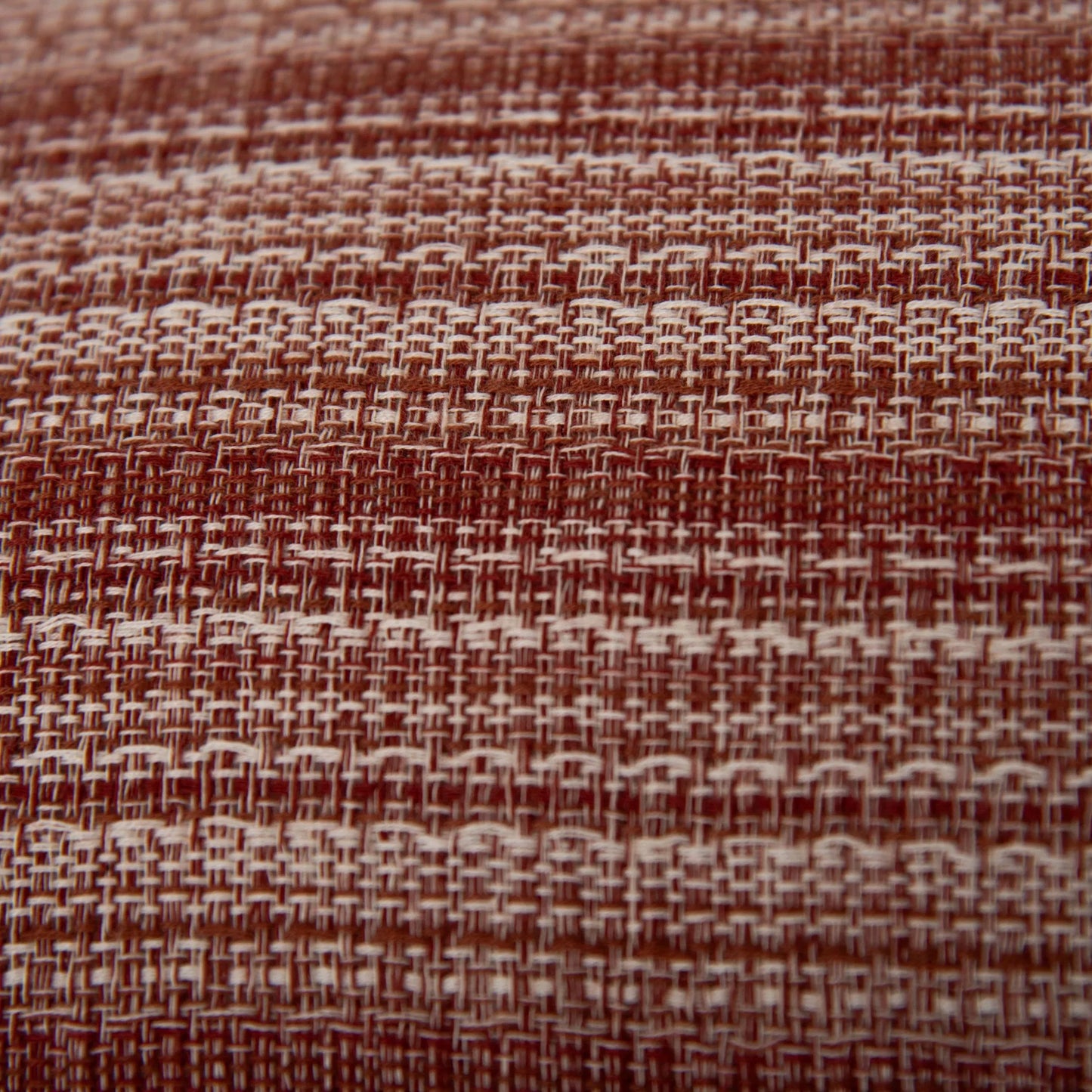 002 SI-2438641 | Closeup | Grays Pillow by HedgeApple Essentials in rust, terra cotta. Made from yarn dyed cotton in a eclectic & global style.