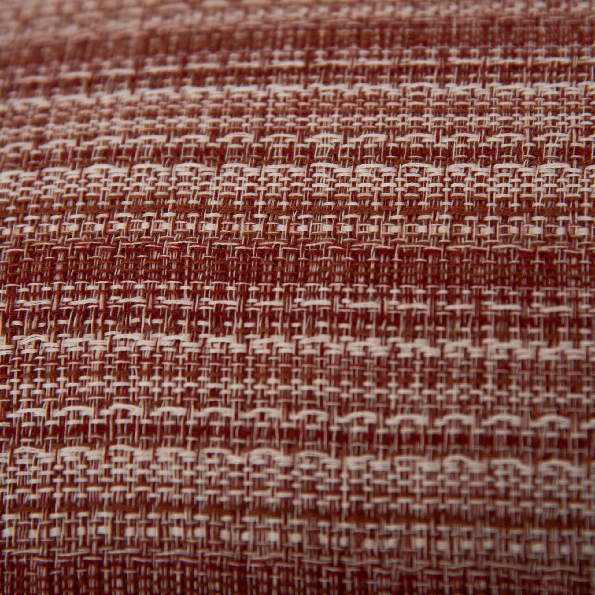 Grays Pillow by HedgeApple Essentials in rust, terra cotta. Made from yarn dyed cotton in a eclectic & global style.
