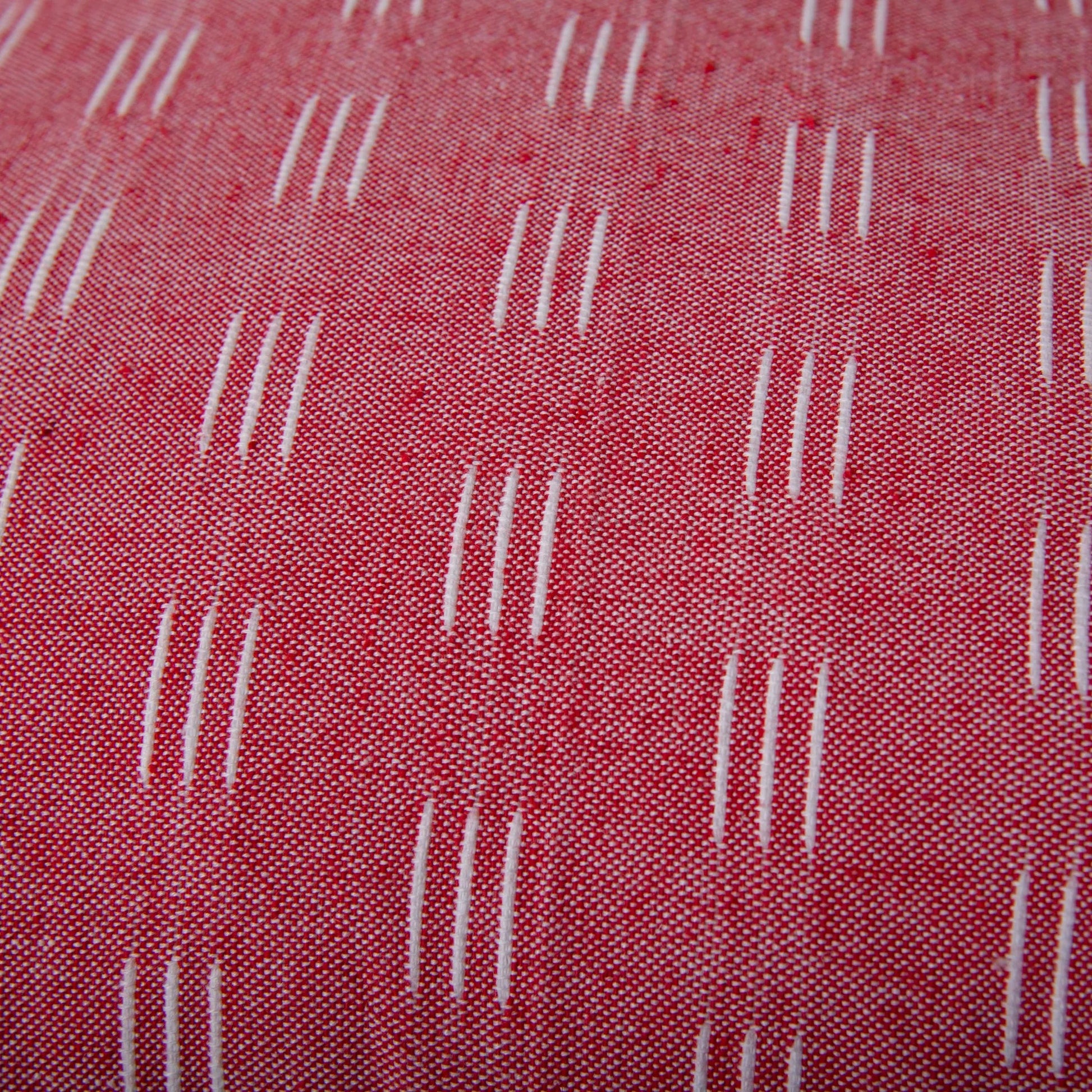 Carlton Pillow by HedgeApple Essentials in red, white. Made from cotton, polyester in a modern style.