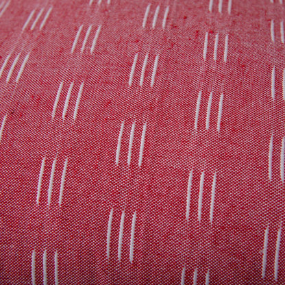 Carlton Pillow by HedgeApple Essentials in red, white. Made from cotton, polyester in a modern style.