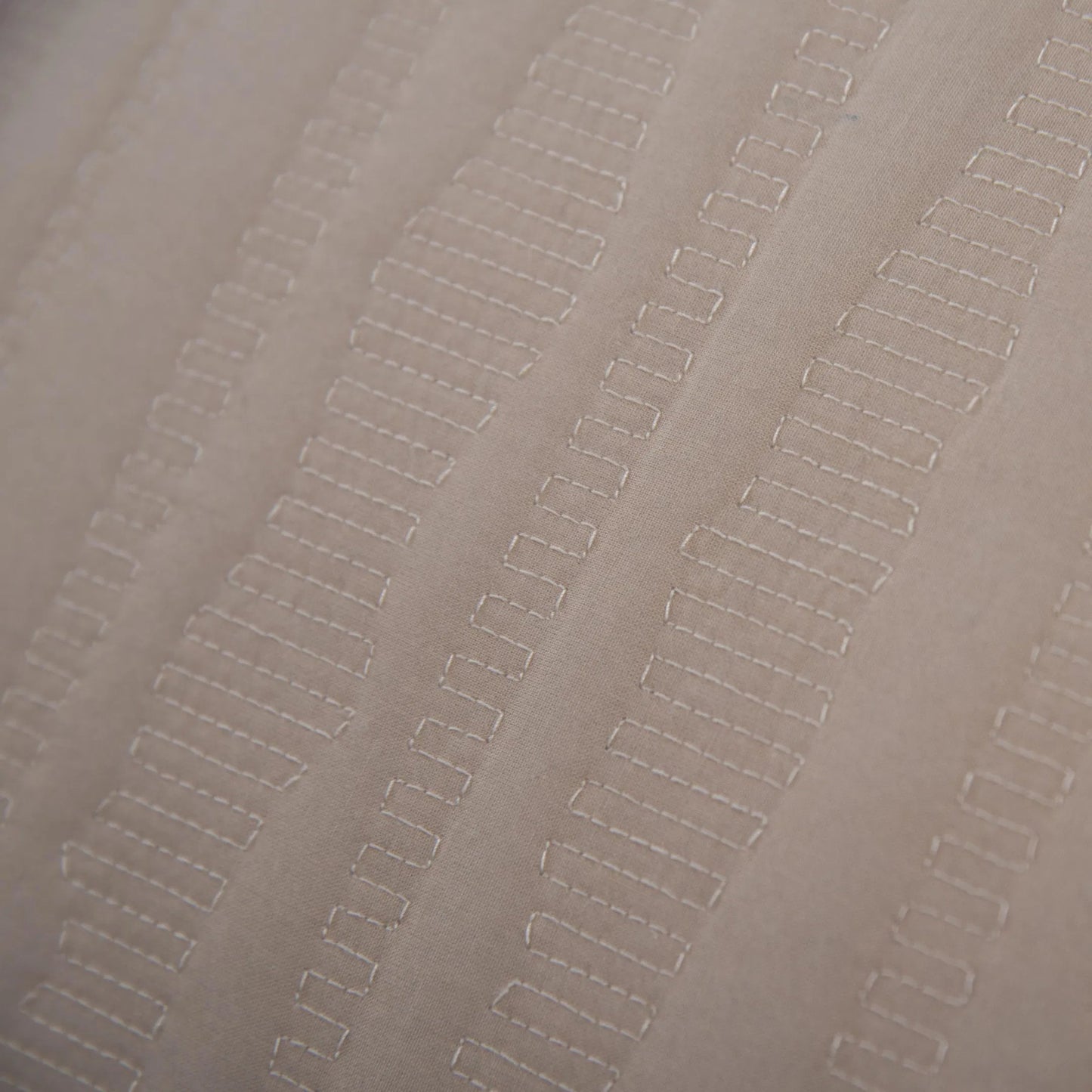 002 SI-2296013,SI-2438530 | Closeup | Corson Pillow by HedgeApple Essentials in tan. Made from polyester, cotton voile in a eclectic & global style.