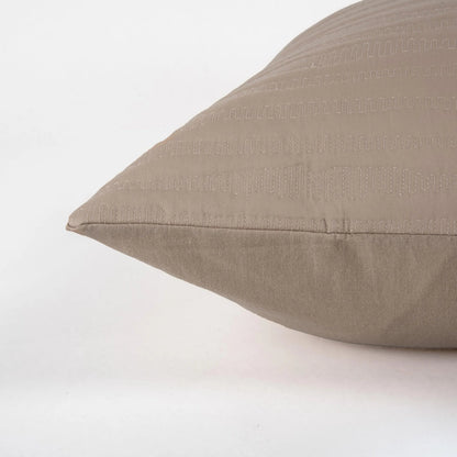 Corson Pillow by HedgeApple Essentials in tan. Made from polyester, cotton voile in a eclectic & global style.