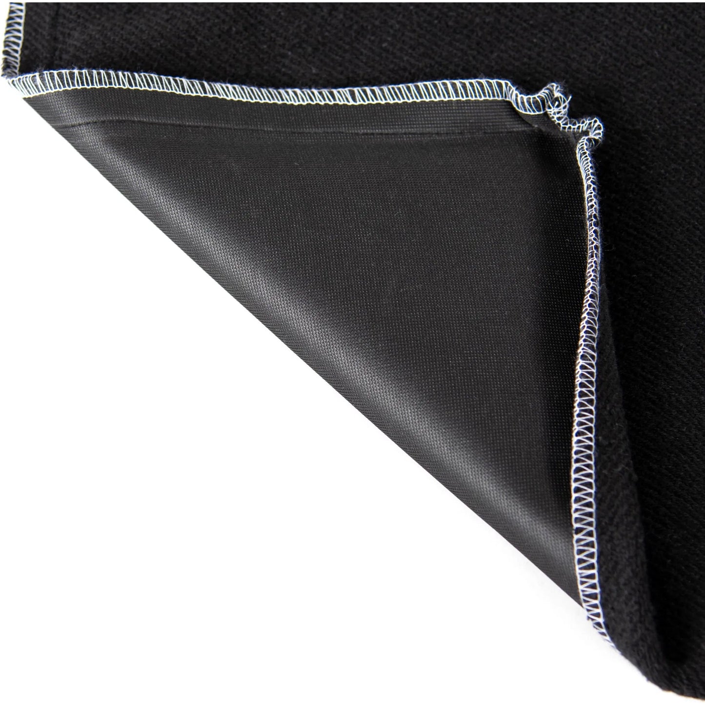 003 SI-2438442 | Closeup | Pendleton Pillow by HedgeApple Essentials in black. Made from faux leather in a transitional style.