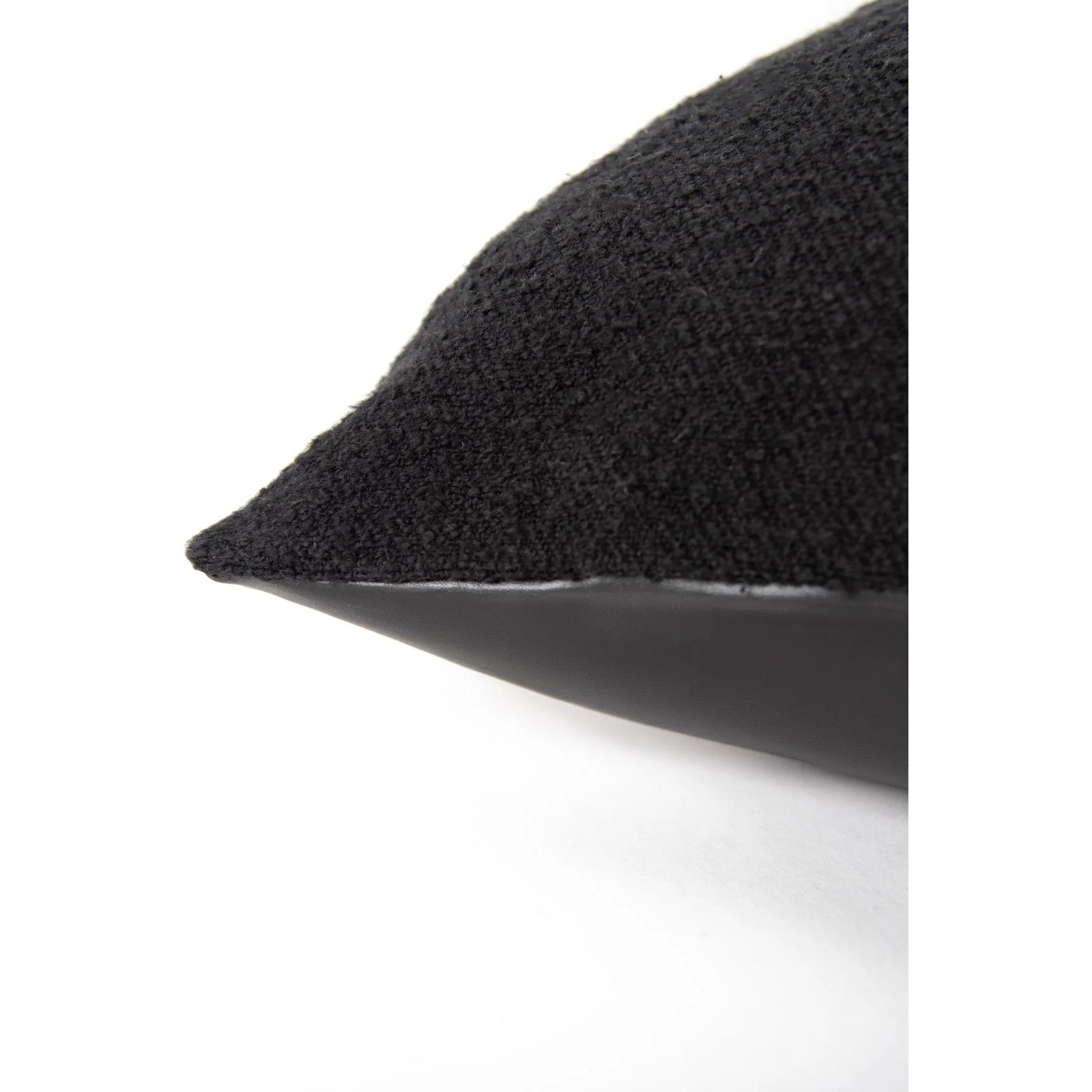 Pendleton Pillow by HedgeApple Essentials in black. Made from faux leather in a eclectic & global style.