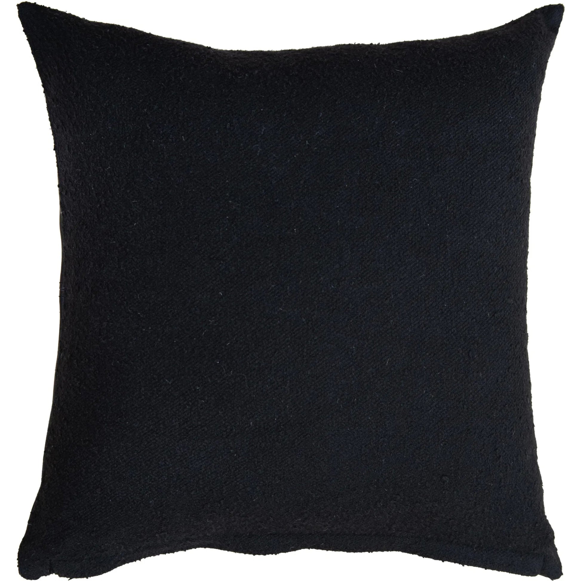 Pendleton Pillow by HedgeApple Essentials in black. Made from faux leather in a transitional style.