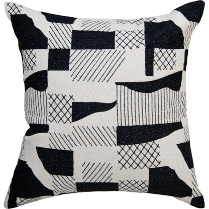 Deschutes Pillow by HedgeApple Essentials in natural, black. Made from polyester, cotton jacquard in a eclectic & global style.