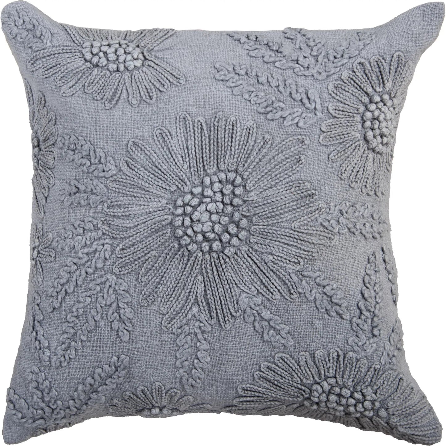 000 SI-2438815,SI-2438816,SI-2438817 | Primary Silo | Hope Pillow by HedgeApple Essentials in light grey, grey. Made from polyester, cotton texture in a eclectic & global style.