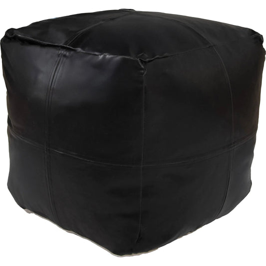 Kay Pouf by HedgeApple Essentials in black. Made from faux leather, polyester in a unique style.