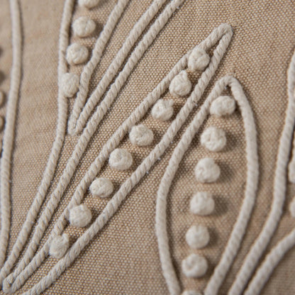 Kendall Pillow by HedgeApple Essentials in beige. Made from polyester, cotton duck in a transitional style.