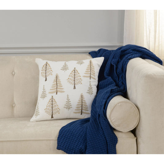 Franklin Pillow by HedgeApple Essentials in brass, metallic, silver. Made from polypropylene, cotton in a eclectic & global style.