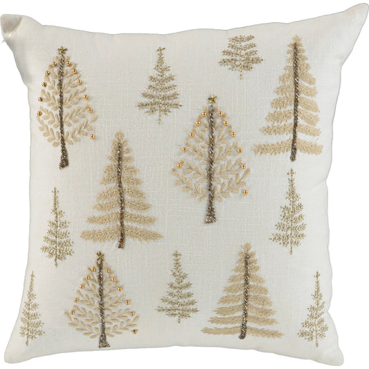 Franklin Pillow by HedgeApple Essentials in brass, metallic, silver. Made from polypropylene, cotton in a eclectic & global style.