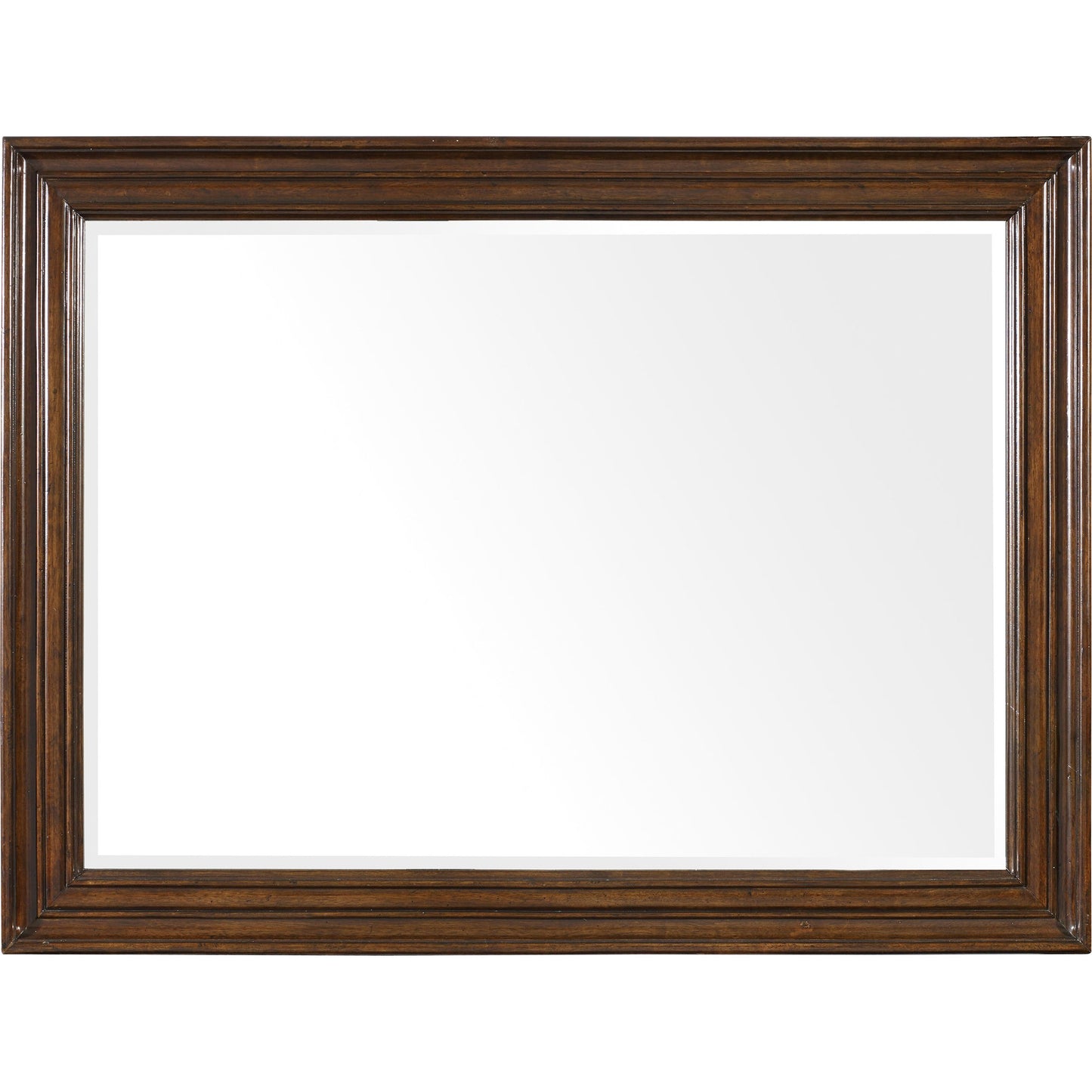 001 SI-1749110 | Additional Silo | Leesburg Landscape Mirror by Hooker Furniture in mahogany. Made from mahogany veneers in a traditional style.