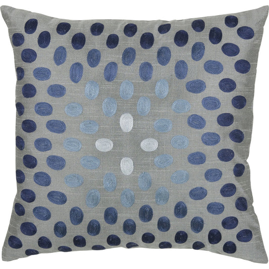 Lost Pillow by HedgeApple Essentials in gray/blue. Made from polyester in a modern style.