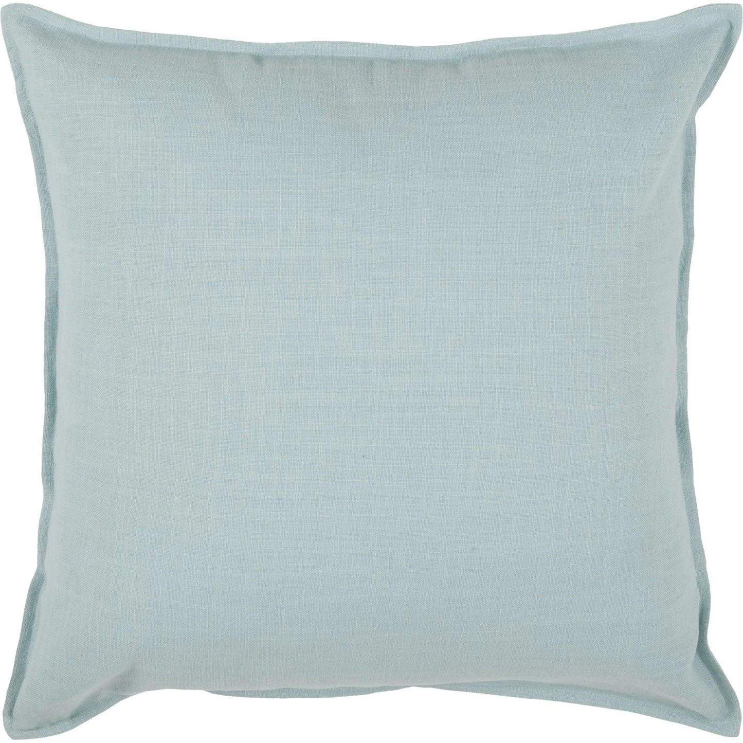 001 SI-2438409 | Primary Silo | Schenectady Pillow by HedgeApple Essentials in aqua. Made from cotton in a transitional style.