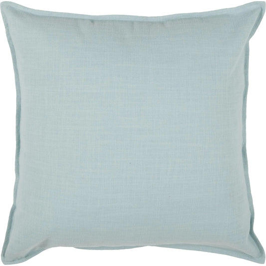 Schenectady Pillow by HedgeApple Essentials in aqua. Made from cotton in a unique style.