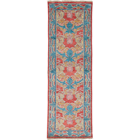 Beall Traditional Oriental Rug - 6633F by Feizy in blue, red, yellow. Made from wool in a unique style.