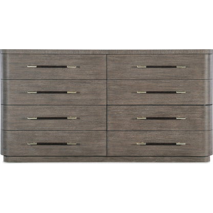 Modern Mood Dresser by Hooker Furniture. Made from oak veneers in a modern style.