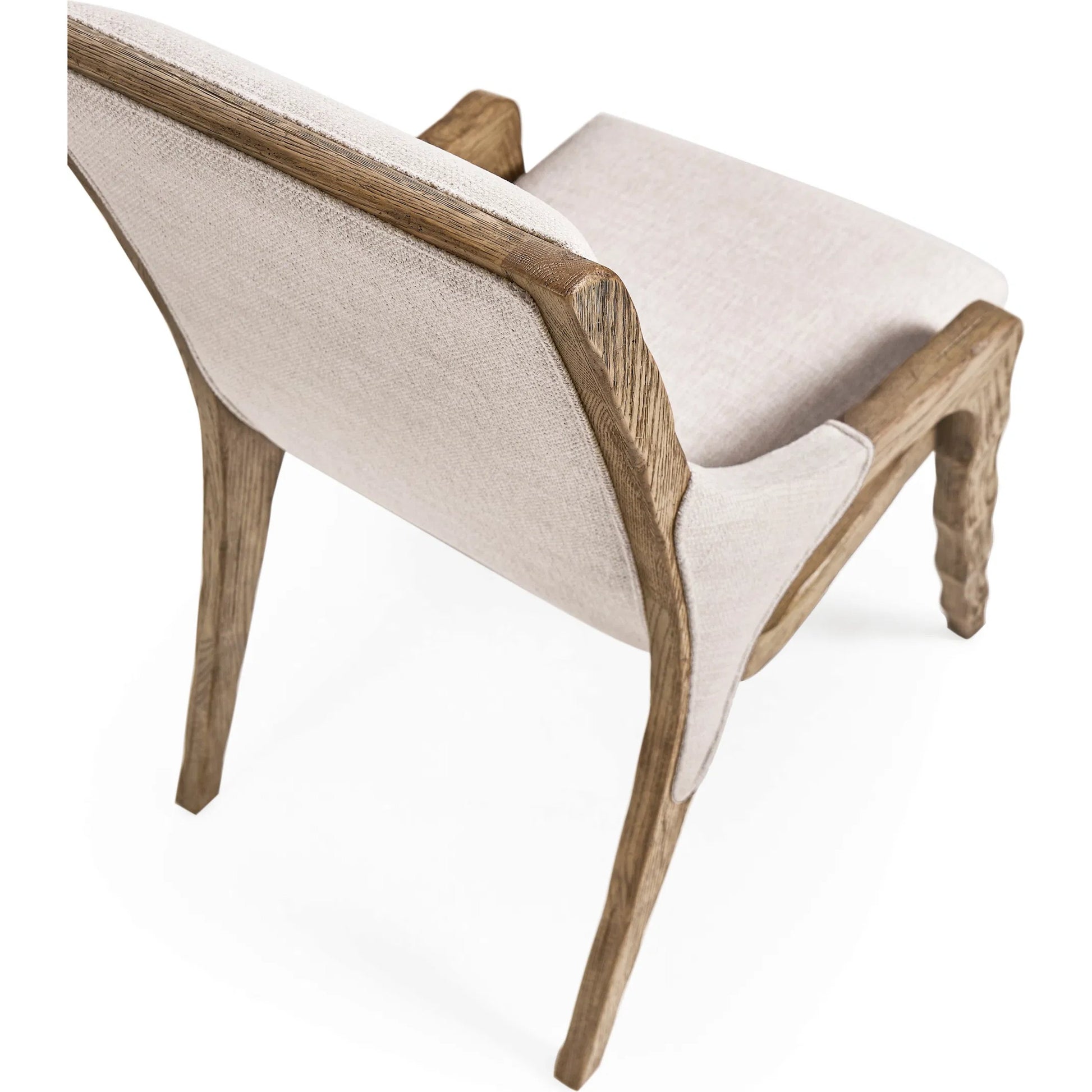 Echo Canyon Upholstered Side Chair (Set of 2) by Jonathan Charles in faded oak. Made from oak in a traditional style.