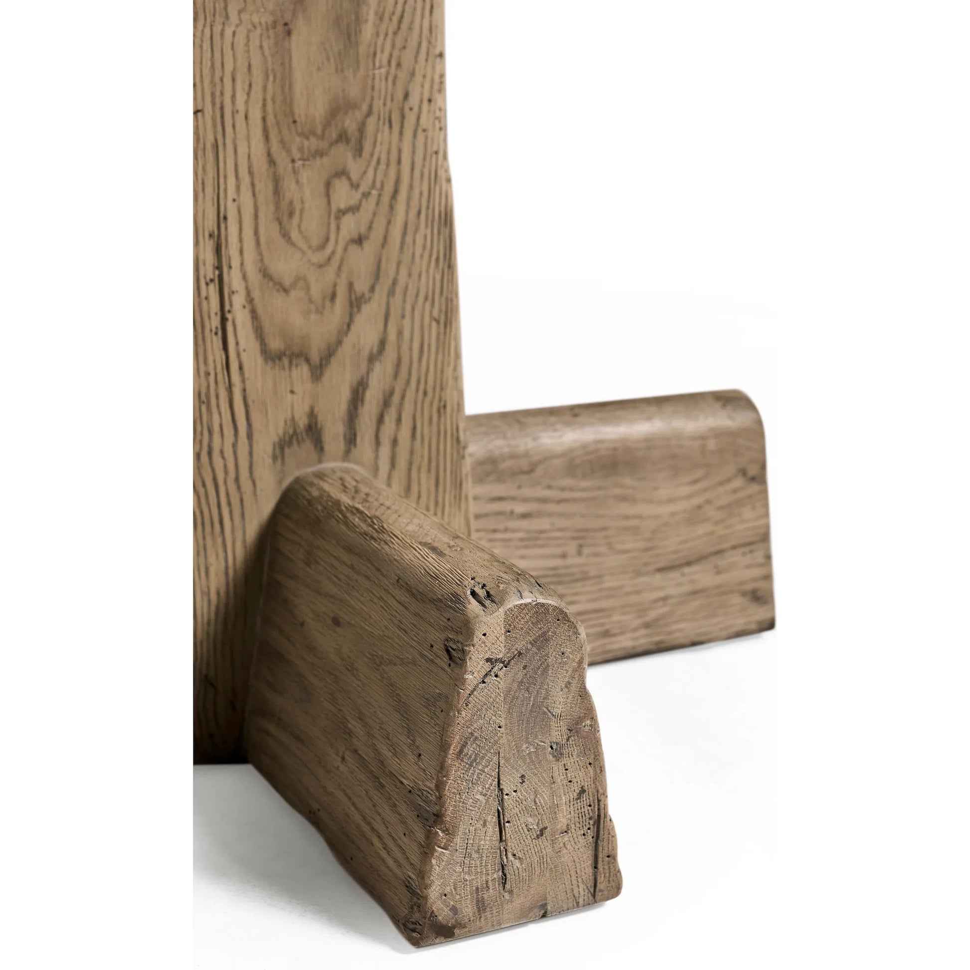 Echo Canyon Round Bar Table by Jonathan Charles in faded oak. Made from main oak in a unique style.